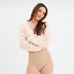 Culotte gainante sans couture beige femme