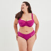 Culotte avec microfibre Izold violet femme grande taille