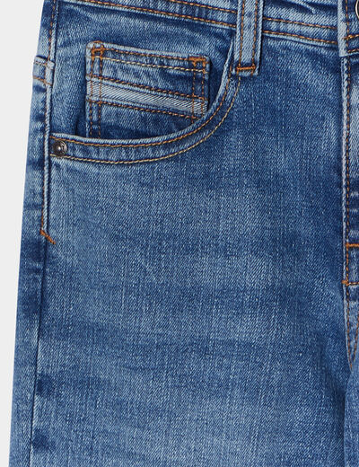 Jeans regular 5 poches Creeks denim double stone garçon