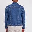 Veste droite boutonnée en jean Creeks denim stone homme