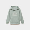 Sweat hoodie 1 poche Kappa vert clair gar&ccedil;on