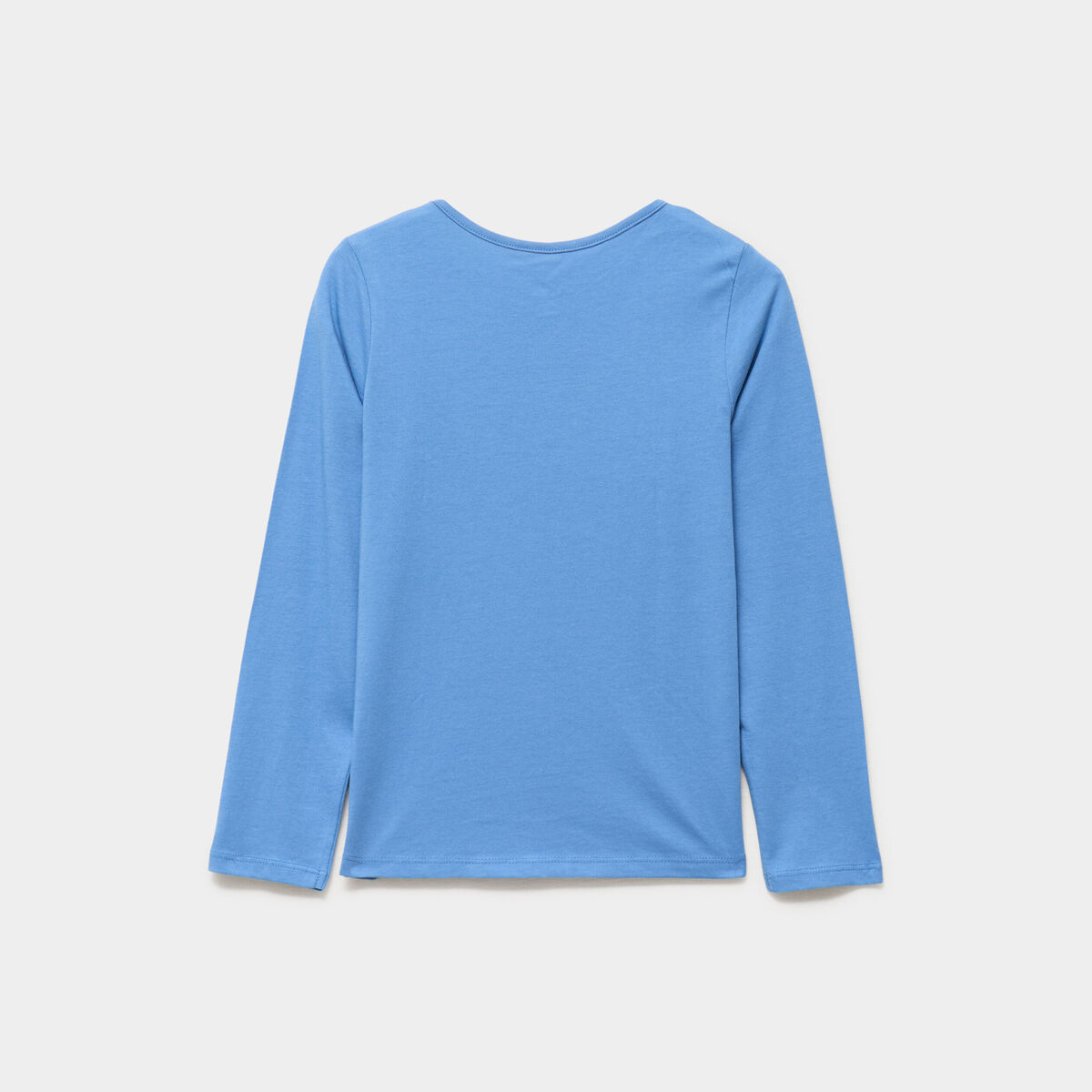Ensemble pyjama pantalon et t-shirt bleu gris fille