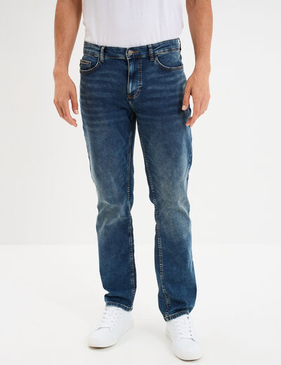 Jean stretch coupe regular denim dirty homme