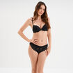 Tanga avec dentelle noir femme