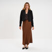 Veste boléro doublée stretch noir femme