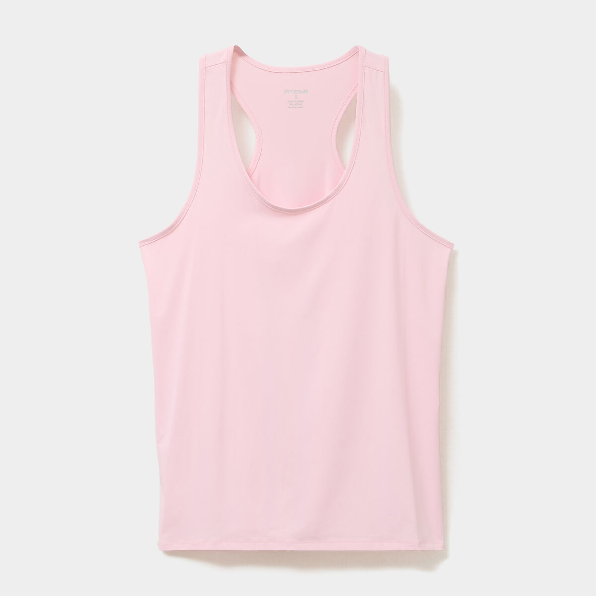 D&eacute;bardeur de sport fluide dos nageur rose clair femme
