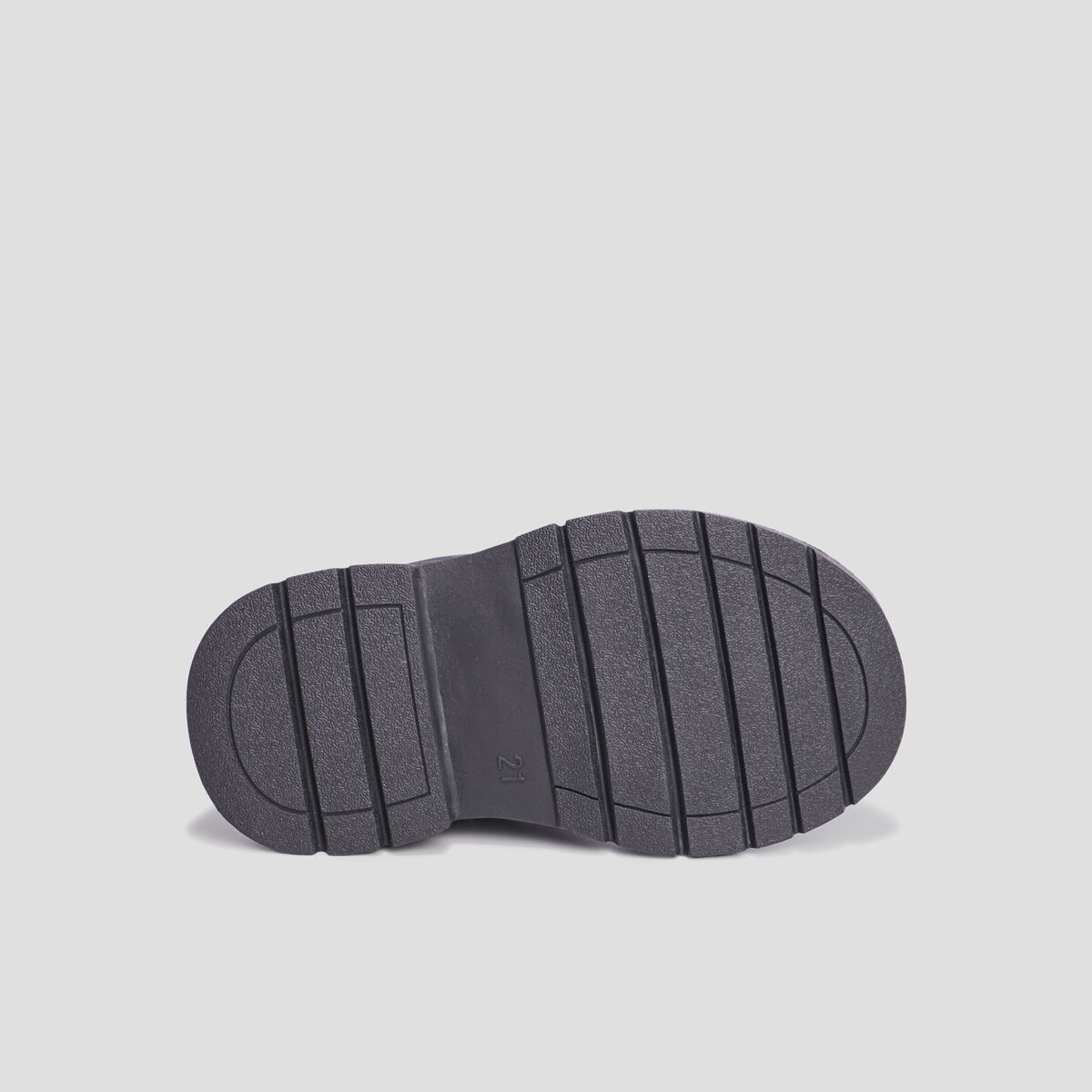 Bottines vernies crantées noir bébé fille