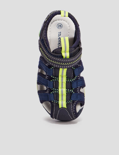 Sandales Trappeur bleu marine garçon
