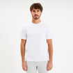 T-shirt slim stretch manches courtes blanc homme