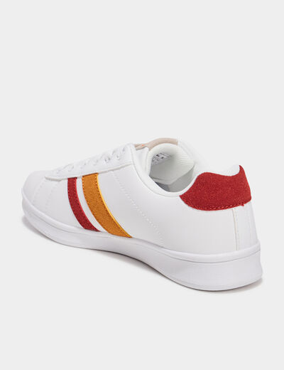 Tennis à lacets Creeks rouge femme