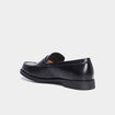 Mocassins à bout rond noir homme