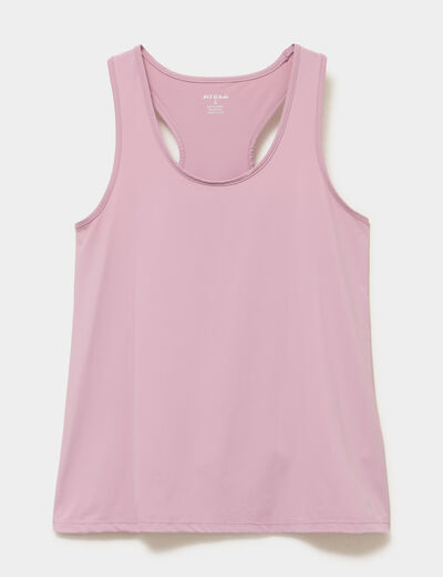 D&eacute;bardeur de sport fluide dos nageur mauve femme