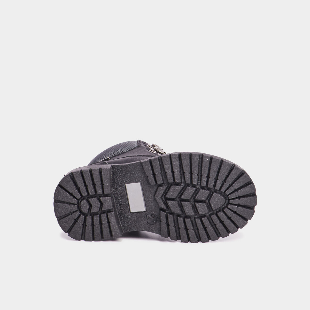 Boots crant&eacute;es zipp&eacute;es &agrave; lacets Bali noir b&eacute;b&eacute; gar&ccedil;on