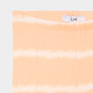 Legging cycliste côtelé coton orange fluo fille