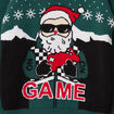 Pull No&euml;l manches longues vert fonc&eacute; gar&ccedil;on