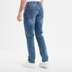 Jeans denim straight 5 poches denim double stone homme