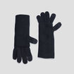 Gants 2-en-1 longs tactiles noir femme