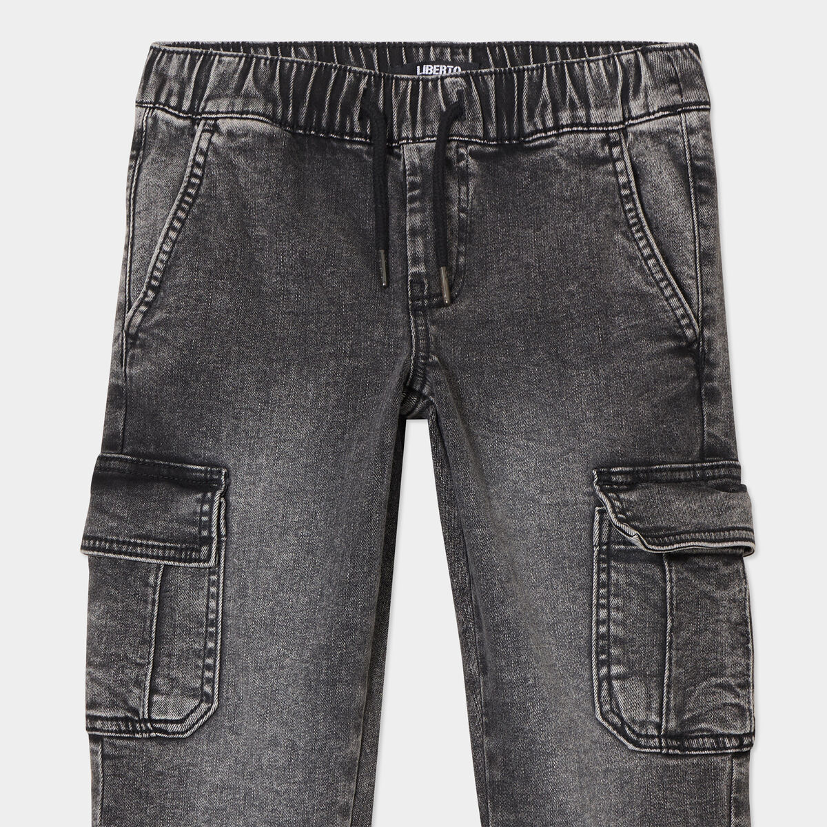 Jeans battle bas resserr&eacute; denim noir gar&ccedil;on