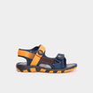Sandales &agrave; scratchs Naruto multicolore gar&ccedil;on