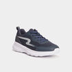 Baskets running &agrave; lacets bleu fonc&eacute; homme