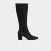 Bottes à talons noir femme