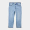 Corsaire slim en jean denim double stone femme