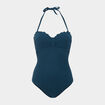 Maillot de bain une pièce bleu pétrole femme