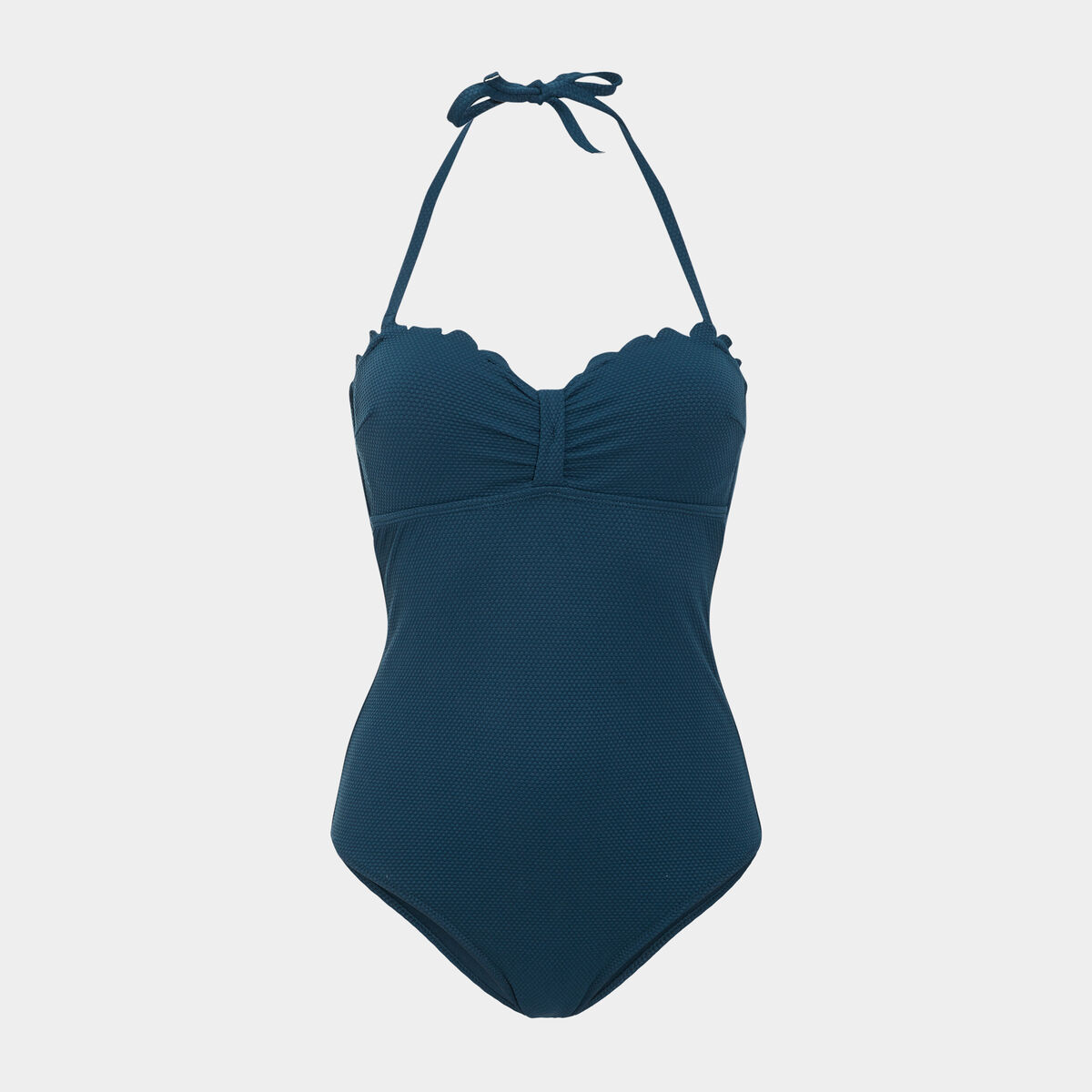 Maillot de bain une pièce bleu pétrole femme