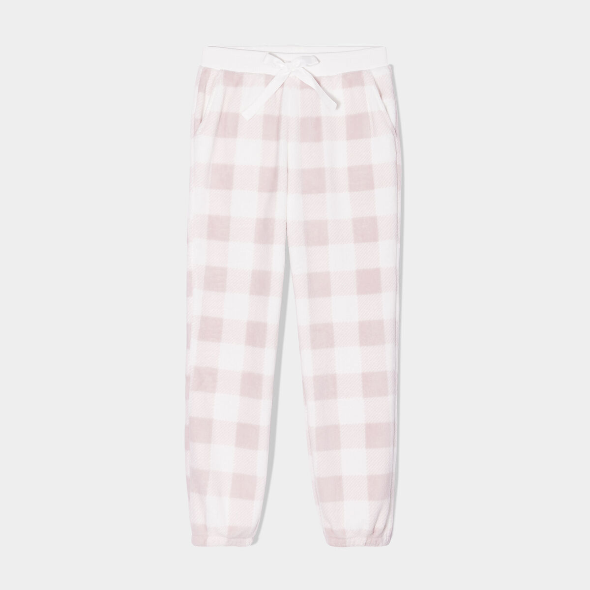 Pantalon de pyjama rose femme