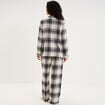 Ensemble pyjama chemise et pantalon blanc femme