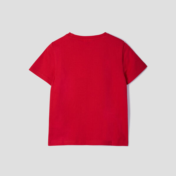 t shirt manches courtes super mario rouge garcon T-shirt manches courtes Super Mario rouge garçon