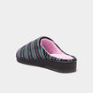 Chaussons mules lavables Isotoner vert turquoise femme