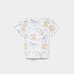 T-shirt manches courtes coton blanc b&eacute;b&eacute; gar&ccedil;on