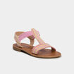 Sandales rose fille