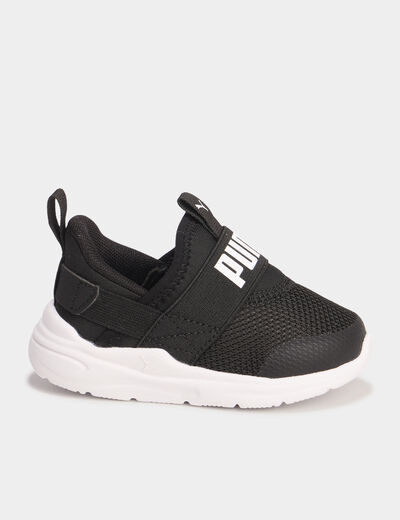 Running élastiquées Softride Puma noir bébé garçon