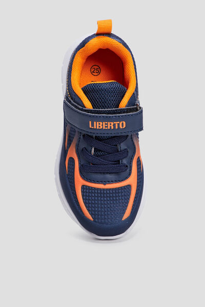 Runnings à lacets Liberto bleu marine garçon