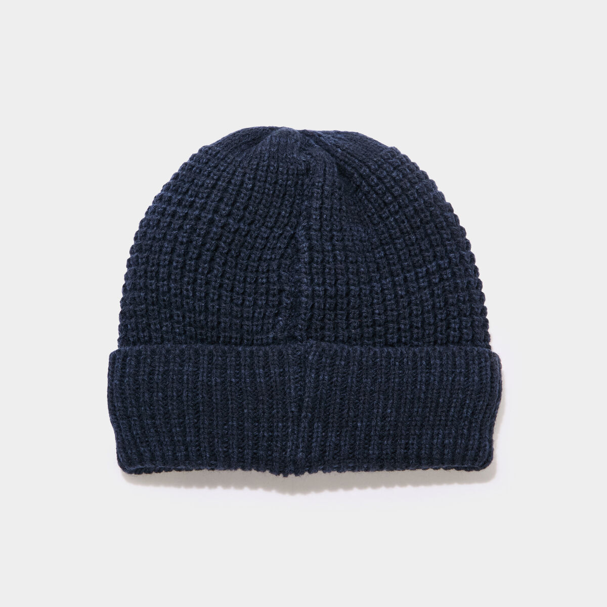 Bonnet tricot&eacute; bleu marine gar&ccedil;on