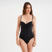 Body effet gainant bretelles fines noir femme