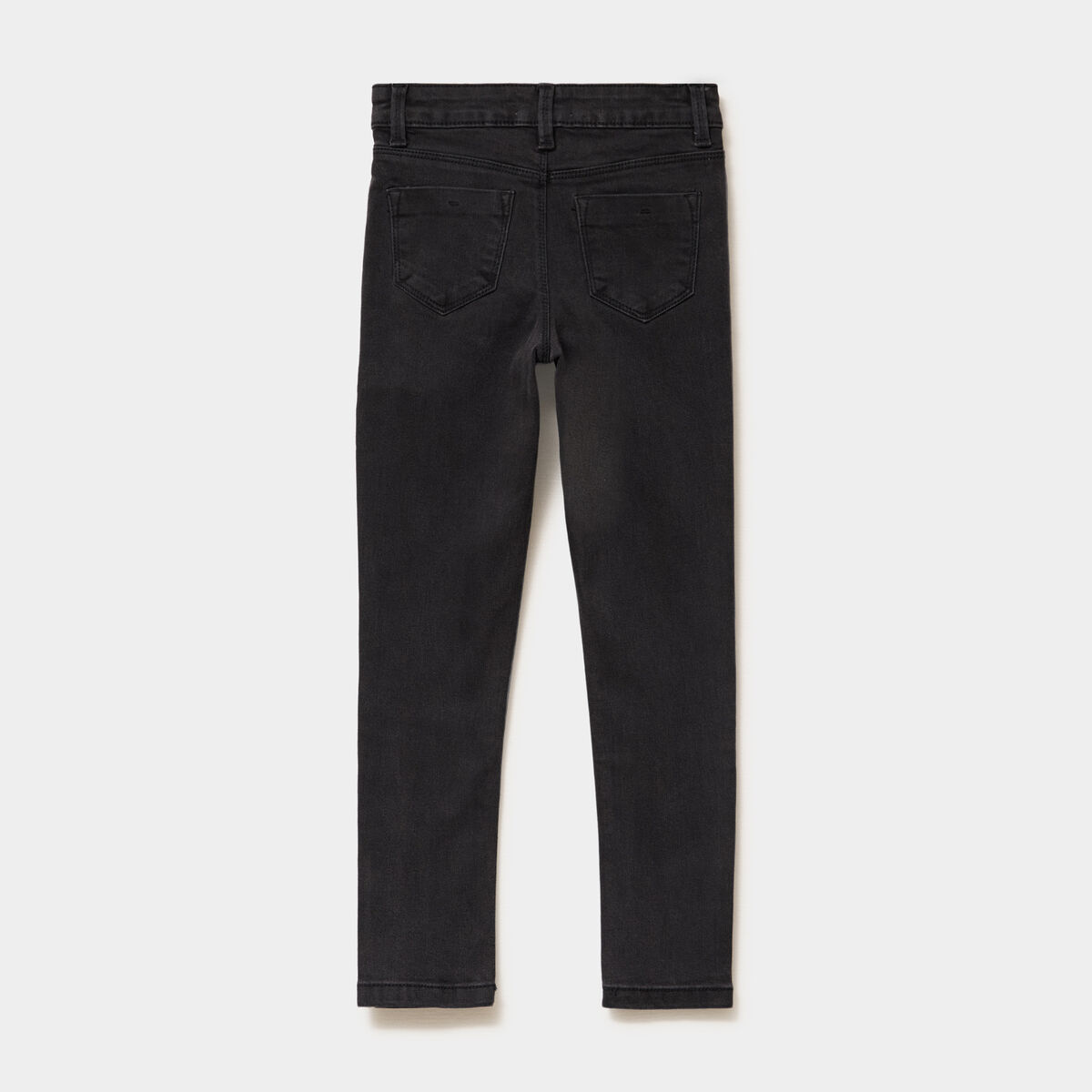 Jeans skinny 5 poches denim noir fille