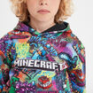 Sweat à capuche hoodie Minecraft multicolore garçon
