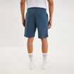 Bermuda textur&eacute; coupe droite coton bleu gris homme