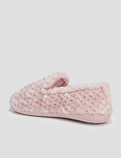 Chaussons Isotoner rose femme