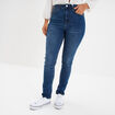 Jeans skinny taille haute denim stone femme