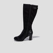 Bottes à talons noir femme
