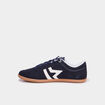Tennis basses &agrave; lacets effet su&eacute;dine bleu marine homme