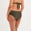 Bas de maillot de bain shorty vert kaki femme