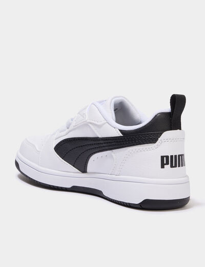 Tennis basses &agrave; lacets Puma Rebound V6 noir gar&ccedil;on