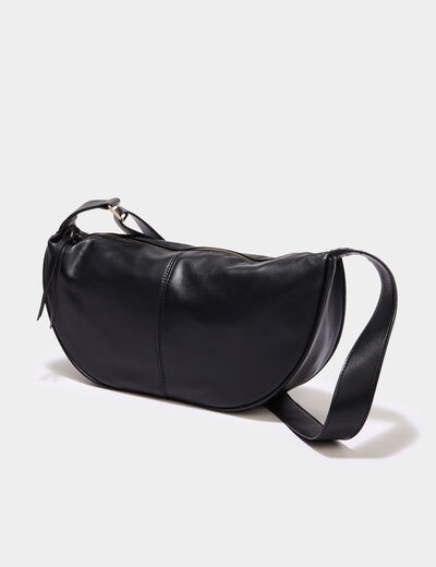 Sac banane avec bandoulière noir femme
