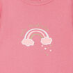 Dors-bien coton manches longues rose fushia bébé