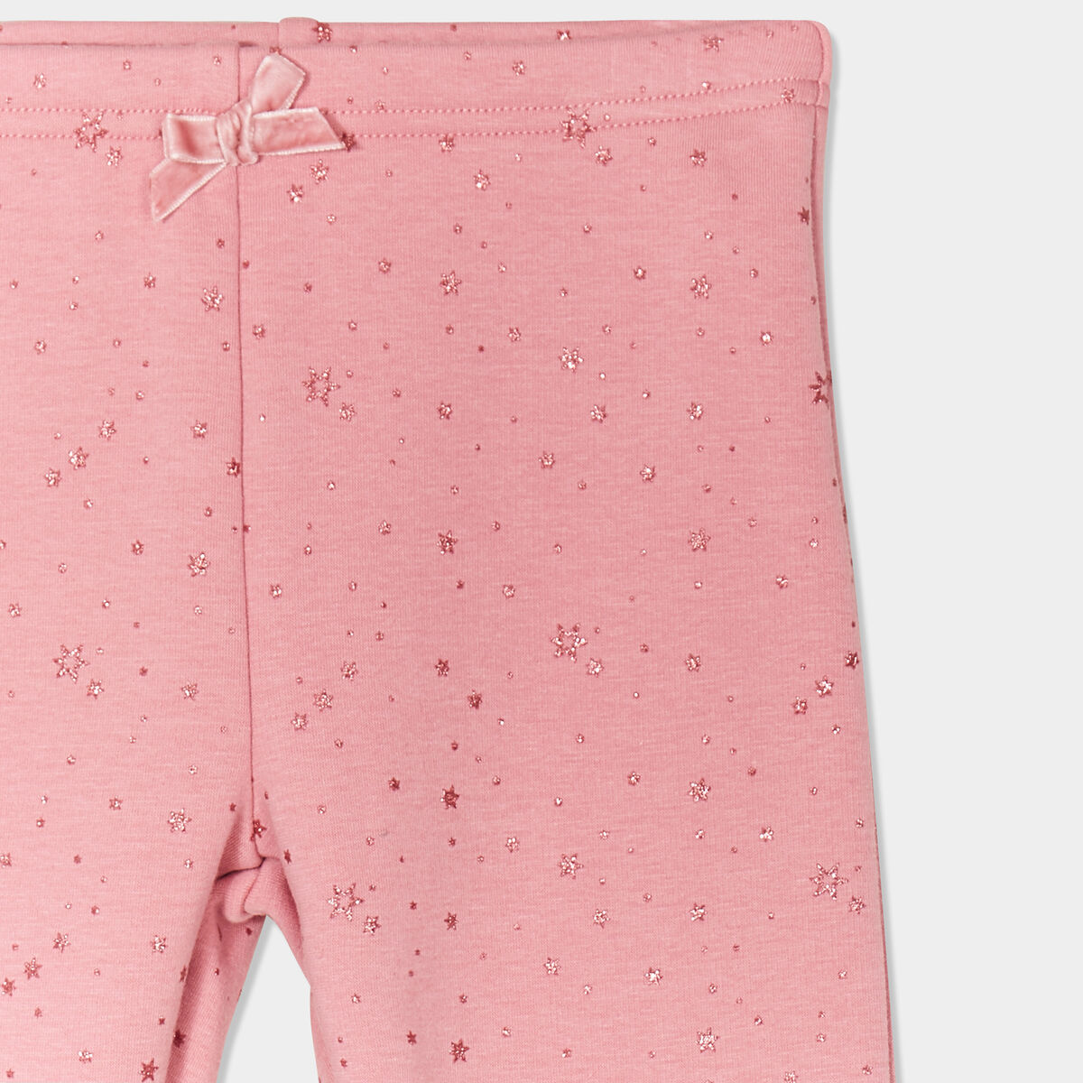 Legging doubl&eacute; chaud vieux rose fille